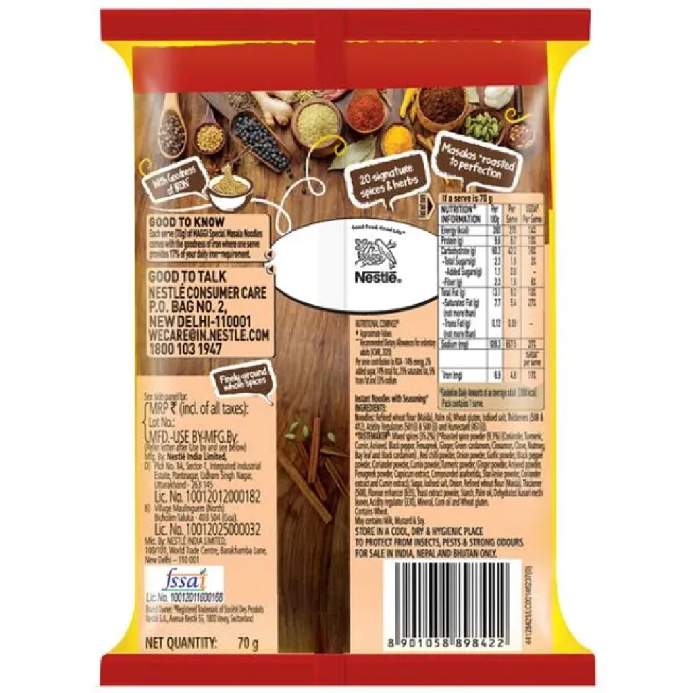 MAGGI 2-Minute Instant Noodles - Special Masala, 70 g-2.webp